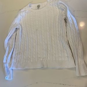 LL Bean 100% cotton sweater